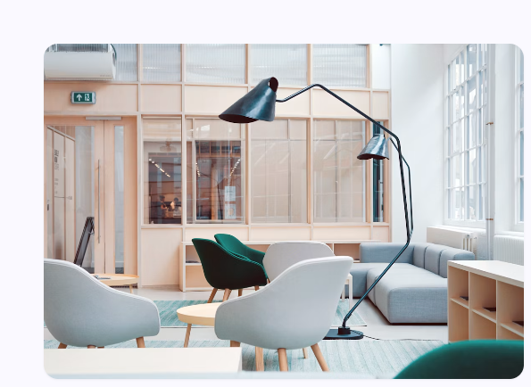 Members collaborating in a modern Meshfloor coworking and managed office space